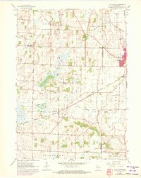 Lima Center 1960 topographic map thumbnail