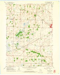 Lima Center 1960 topographic map thumbnail