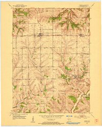 Linden 1952 topographic map thumbnail
