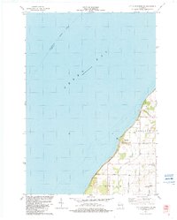 Little Sturgeon SW 1982 topographic map thumbnail