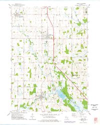 Lomira 1974 topographic map preview