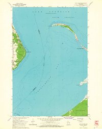 Long Island 1964 topographic map thumbnail