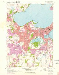 Madison West 1959 topographic map thumbnail