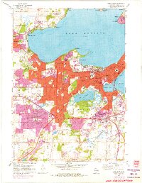 Madison West 1959 topographic map thumbnail