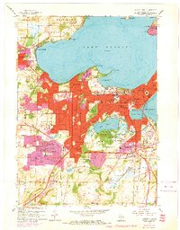 Madison West 1959 topographic map thumbnail