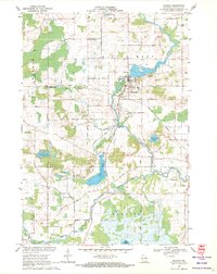 Manawa 1969 topographic map thumbnail