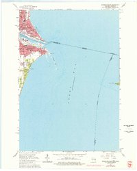 Marinette East 1963 topographic map thumbnail