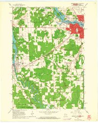 Marinette West 1963 topographic map thumbnail