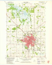 Marshfield 1979 topographic map thumbnail