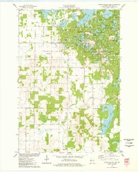 Marsh-Miller Lake 1975 topographic map thumbnail