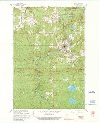 Mellen 1967 topographic map thumbnail