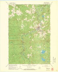 Mellen 1967 topographic map thumbnail
