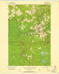 Mellen 1956 topographic map thumbnail