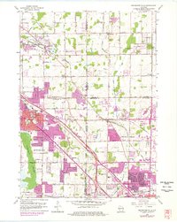 Menomonee Falls 1958 topographic map thumbnail