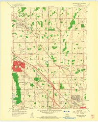 Menomonee Falls 1958 topographic map thumbnail