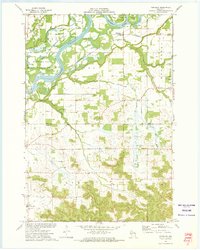 Meridean 1972 topographic map thumbnail