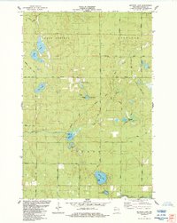 Metzger Lake 1984 topographic map thumbnail