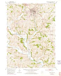 Mineral Point 1952 topographic map thumbnail