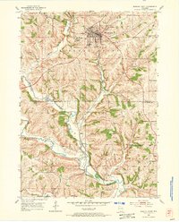 Mineral Point 1952 topographic map thumbnail