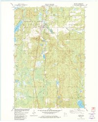 Minong 1982 topographic map thumbnail