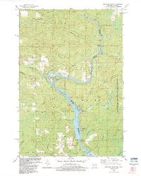 Miscauno Island 1982 topographic map thumbnail