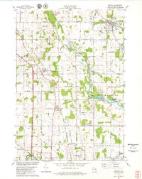 Mishicot 1978 topographic map thumbnail