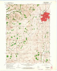 Monroe 1962 topographic map thumbnail