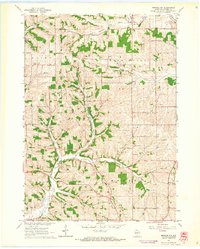 Monroe NW 1962 topographic map thumbnail