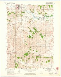 Monticello 1962 topographic map thumbnail