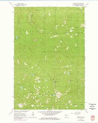 Moquah NW 1964 topographic map thumbnail