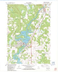 Mosinee 1982 topographic map thumbnail