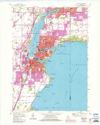 Neenah 1955 topographic map thumbnail