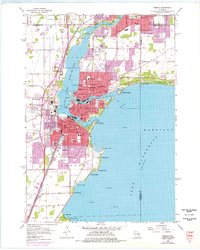 Neenah 1955 topographic map thumbnail