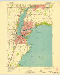 Neenah 1955 topographic map thumbnail