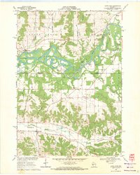 North Bend 1969 topographic map thumbnail