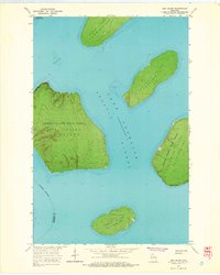 Oak Island 1963 topographic map thumbnail