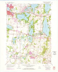 Oconomowoc East 1959 topographic map thumbnail
