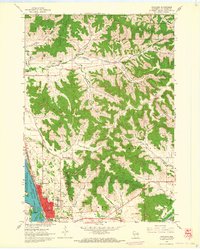 Onalaska 1963 topographic map thumbnail