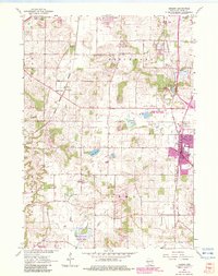 Oregon 1961 topographic map thumbnail
