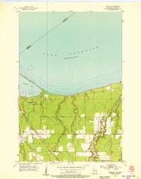 Parkland 1954 topographic map thumbnail