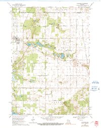 Plainfield 1968 topographic map thumbnail