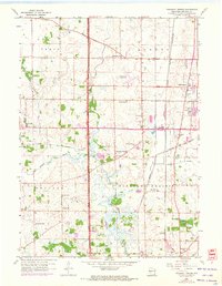 Pleasant Prairie 1958 topographic map thumbnail
