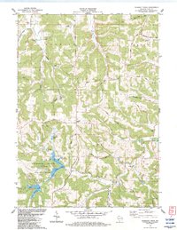 Pleasant Ridge 1983 topographic map thumbnail