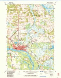 Portage 1984 topographic map thumbnail