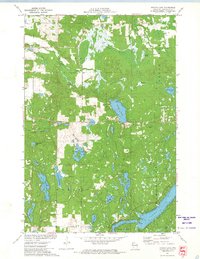 Potato Lake 1971 topographic map thumbnail