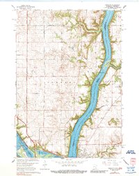 Prescott 1967 topographic map thumbnail