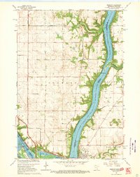 Prescott 1967 topographic map thumbnail