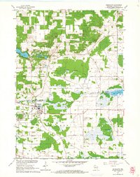Redgranite 1961 topographic map thumbnail