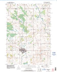 Reedsville 1992 topographic map preview