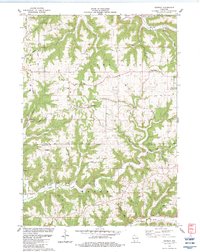 Retreat 1983 topographic map thumbnail